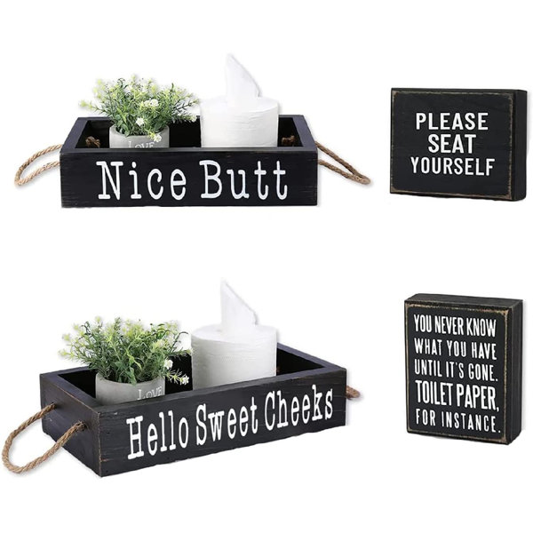 Gracie Oaks Looney Farmhouse Bathroom Accessory Tray Wayfair